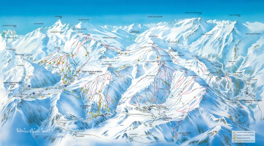 skigebied 'Les Sybelles' skigebied 'Les Sybelles'