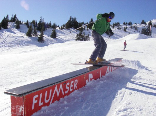 Yannick in Flumserberg, februari '08