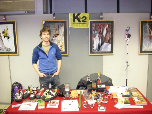 K2 stand Joris als topverkoper op de K2 stand