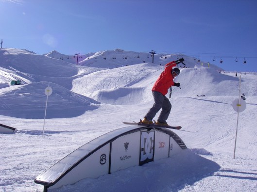 Yannick over de rainbow, Val d'Isère