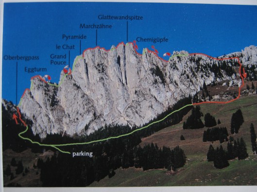 Traversee van de Marchzähne, D