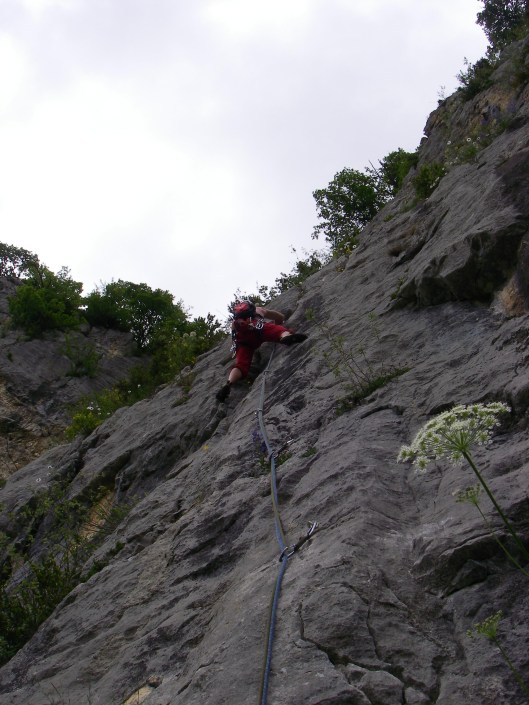 Nelson in de voorlaatste lengte van 'fhara kiri'' (6a) Nelson in de voorlaatste lengte van 'fhara kiri'' (6a)