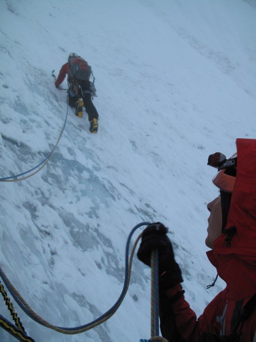 Koen voorop in "the French direct", Alpamayo