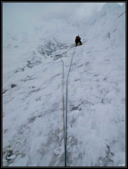 Alpamayo beklimmen = straight up!