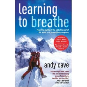 Learning to breathe, Andy Cave's eerste boek
