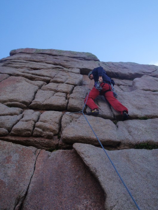 Inland Crag, voorklimmen