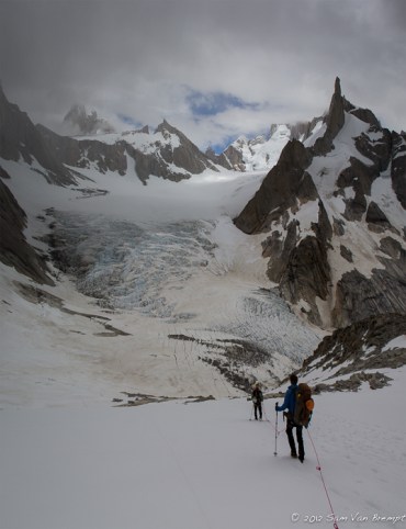 On our way to the Northern Fitz Roy Glacier