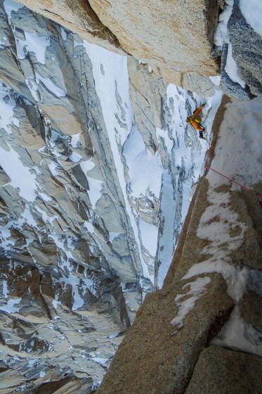 Tim in one of the first difficult pitches