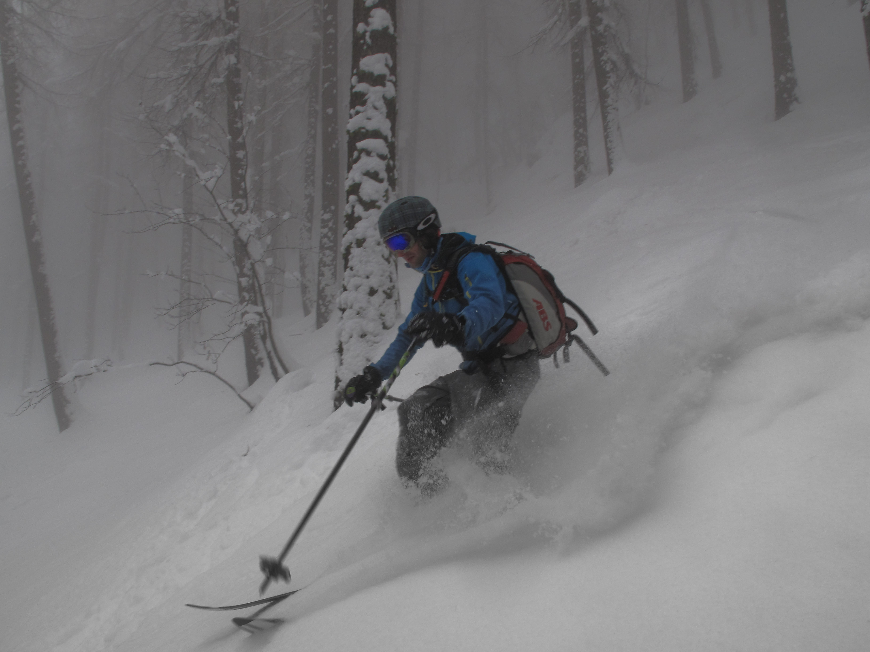 Frank in de bossen van Sauze d'Oulx(c) YdB