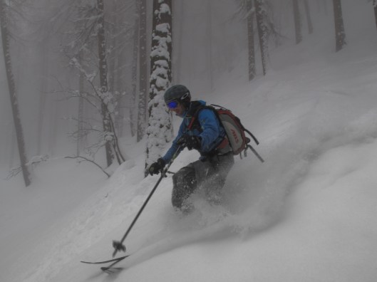 Frank in de bossen van Sauze d'Oulx(c) YdB