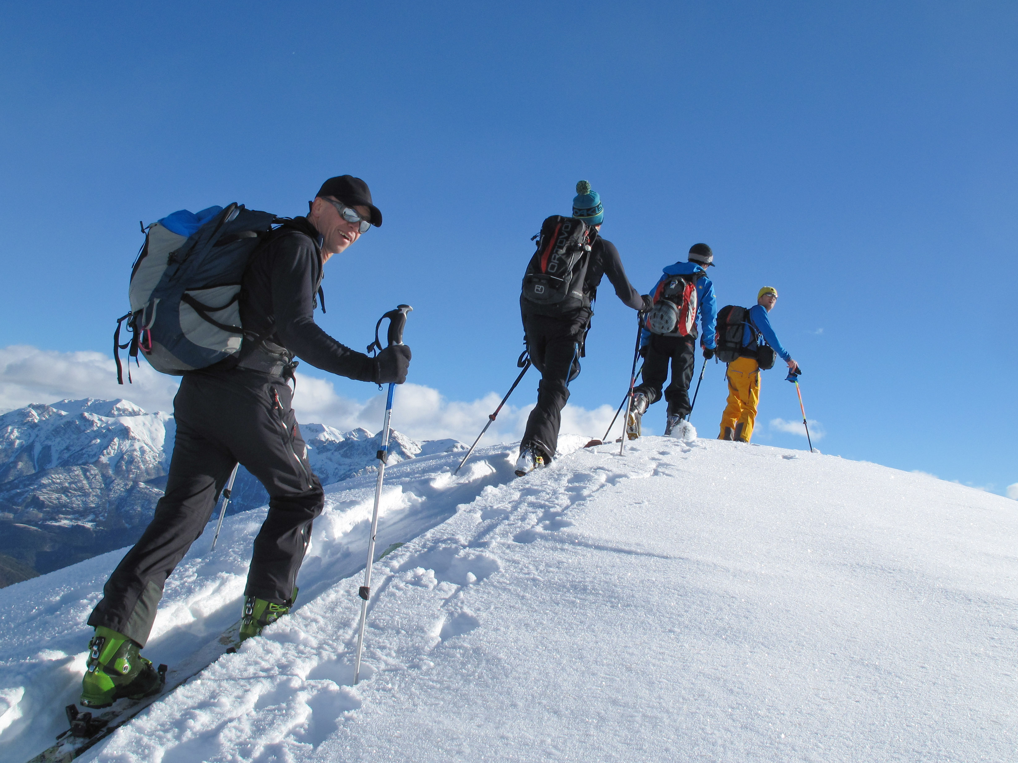 Nog en klein stukje, en dan hoog tijd voor de afdaling!(c) Rogier Van Rijn