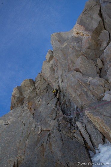 Almost at the end of the difficulties, one water pitch to go