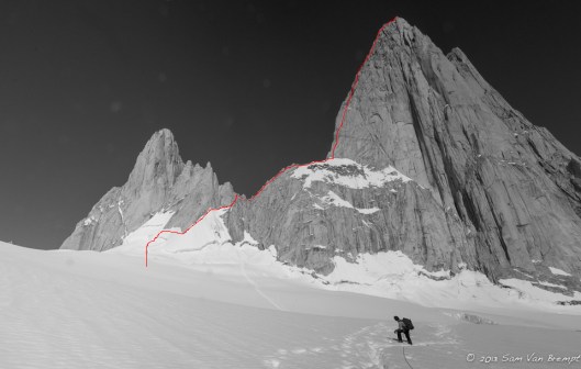 Fitz Roy with the Franco-Argentina and the approach we took