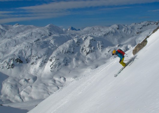Yannick tijdens de afdaling naar de Gottardpas