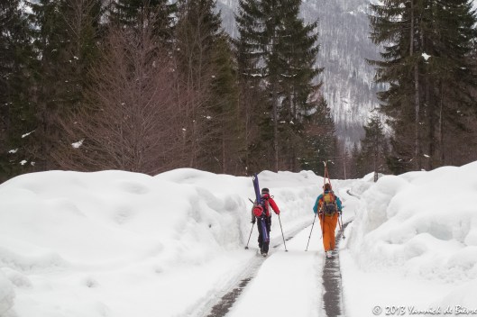 Hoe ver was het weer tot het einde van de vallei?