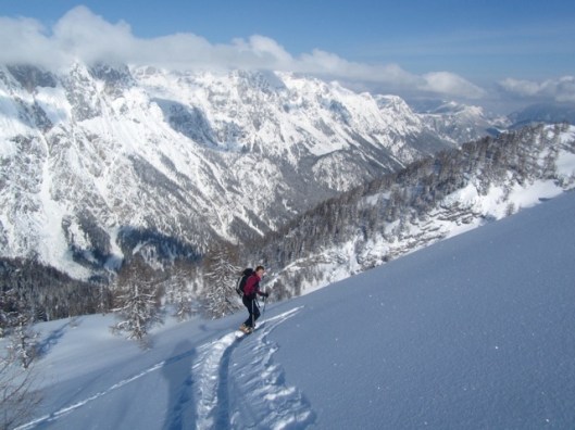 Op skitour in Berchtesgaden ©Sanne