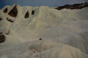 Kongsvoldfossen; een zee van ijs