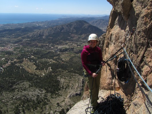 An op een zalige relais hoog op de Puich Campana ©Sanne