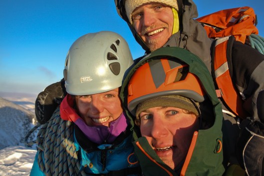 Team awesome op Vesttoppen