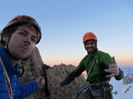 Eerste keer op de top van Grand Cap