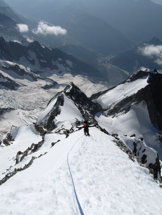 Siebe on the last 60m summit push