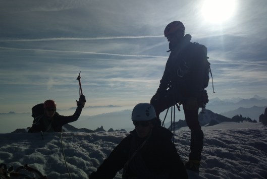 Niels Topt uit op de Tête Blanche ©Jeroen