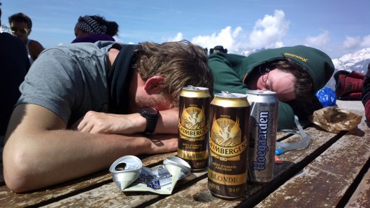 Recuperatie na de klim ©Jeroen