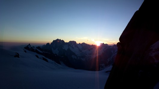 Sunrise on Tacul ©Jeroen