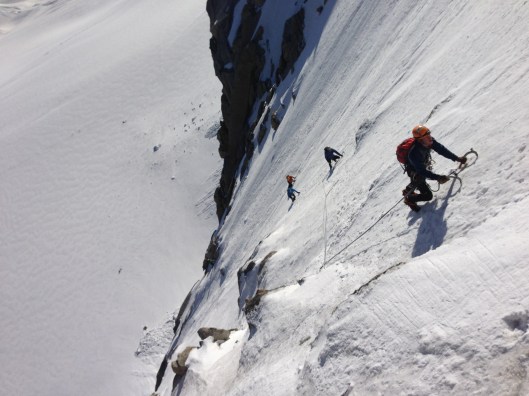 Sneeuwveld op de contamine Mazeaud ©Kristof