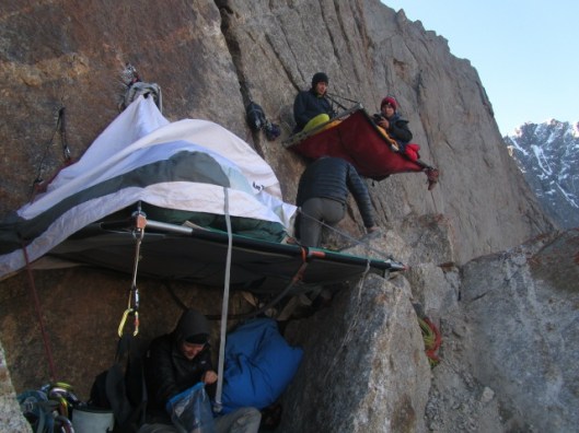 Bivy at R10 ©Sanne