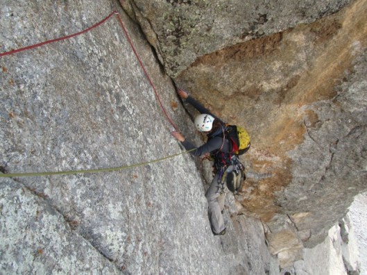Great climbing on the Pamir Pyramid ©Sanne