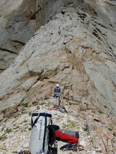 Sanne and An leading the very first pitches of "Alperin" ©Nicolas