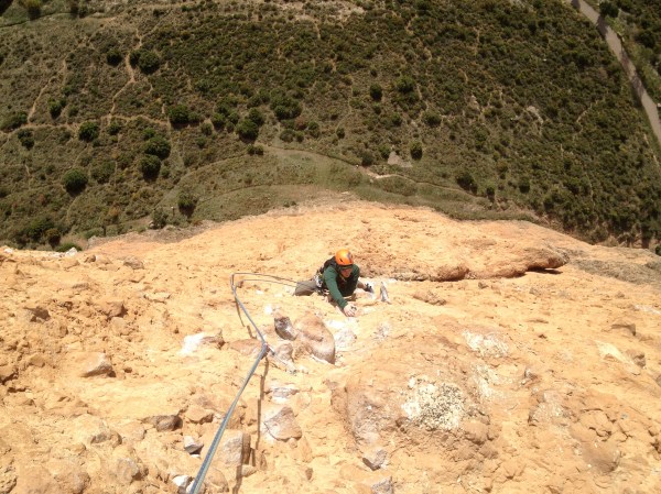 Denis volgt in diezelfde lengte © Linus 