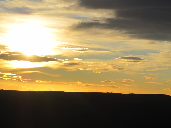 de zonsondergang van op de Pison © Denis