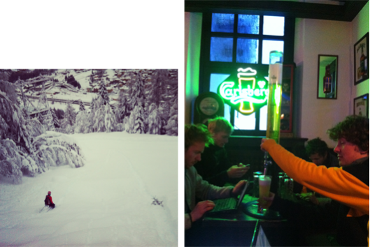 Wat doe je als de sneeuw te zwaar is? Juist ja...