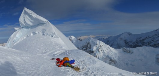 Bivy on top of Kahiltna Queen