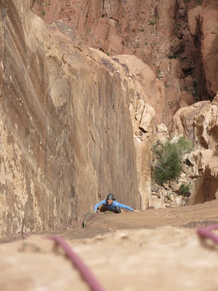 Very long and sustained 6a.