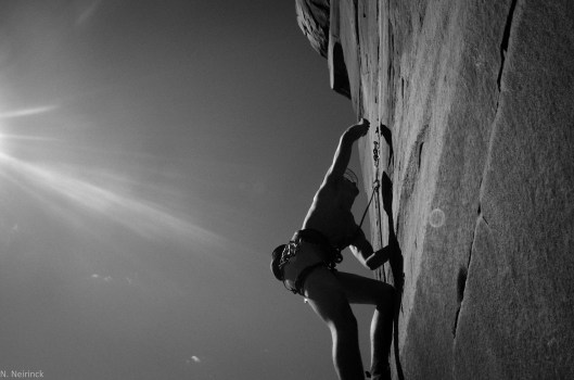 Real climbers don't need cloths!