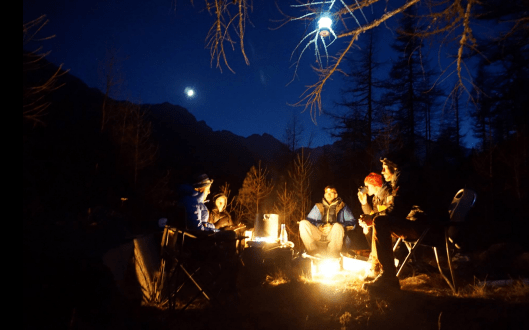 Gezellig wildkamperen