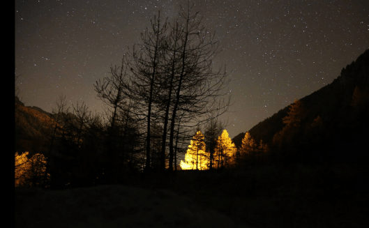 Prachtige sterrenhemel