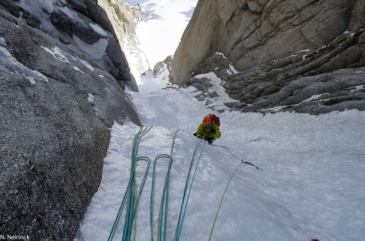 Brandende kuiten in het coiloir!