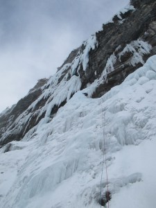 Eerste pitch van de route