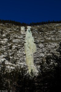 Random waterfall next to the road...