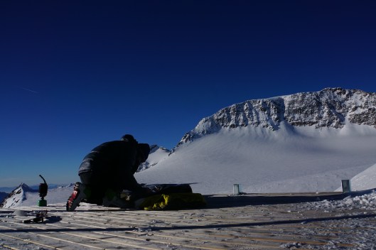 Ontbijt aan de Müller Hutte ©Jeroen De Mey