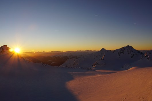 Overnachten in de bergen heeft zo zijn voordelen ©Kristof Buyse