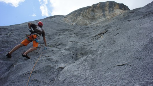 Eerste 7b+ in hannibal, et c'est dur !