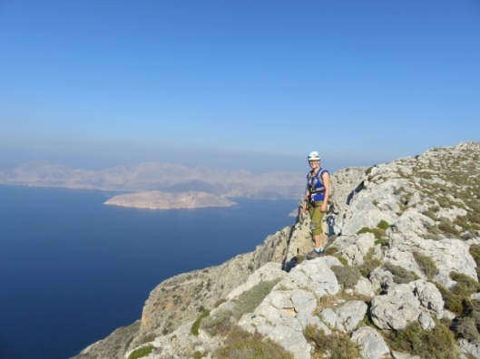 An on the summit of Telendos island ©Sanne