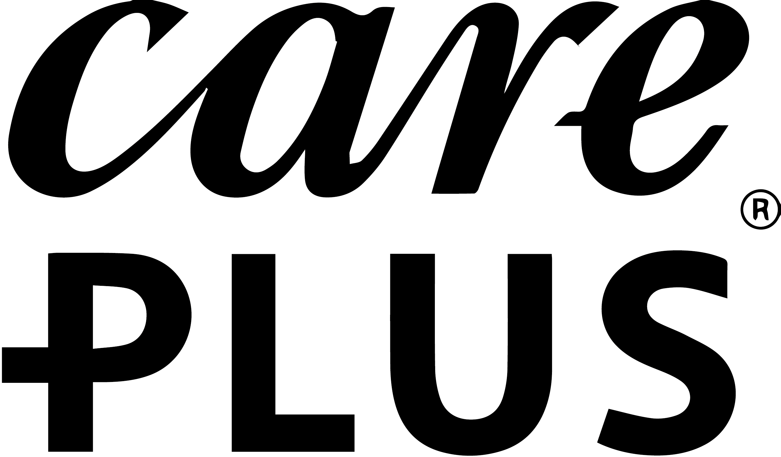 Care Plus logo zwart